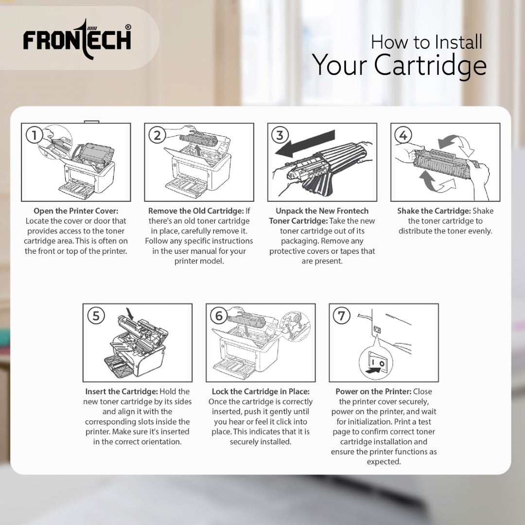 Frontech CF279A Toner Cartridge | Compatible with HP LaserJet Pro M12 & MFP M26 Series (TC-0026) Frontech CF279A Toner Cartridge | Compatible with HP LaserJet Pro M12 & MFP M26 Series (TC-0026)
